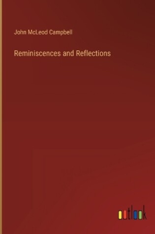 Cover of Reminiscences and Reflections