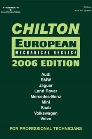 Cover of Chilton 2006 European Mechanical Service Manual