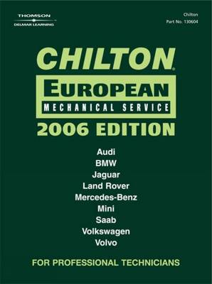 Book cover for Chilton 2006 European Mechanical Service Manual