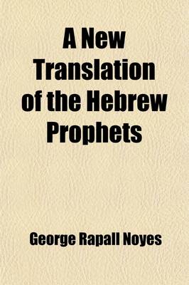 Book cover for A New Translation of the Hebrew Prophets (Volume 2)
