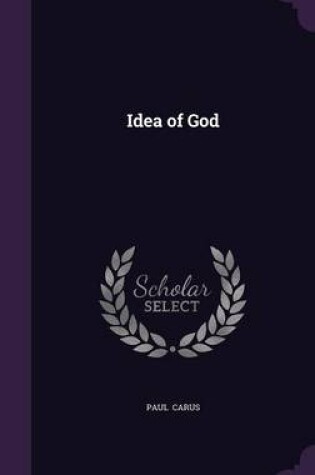 Cover of Idea of God