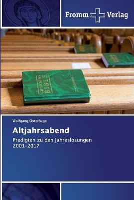 Book cover for Altjahrsabend