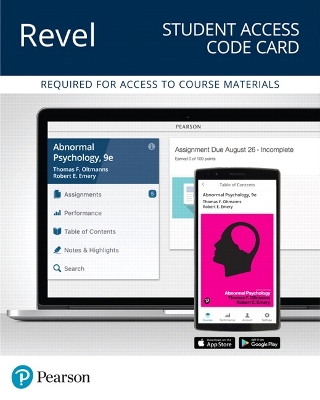 Book cover for Revel Access Code for Abnormal Psychology