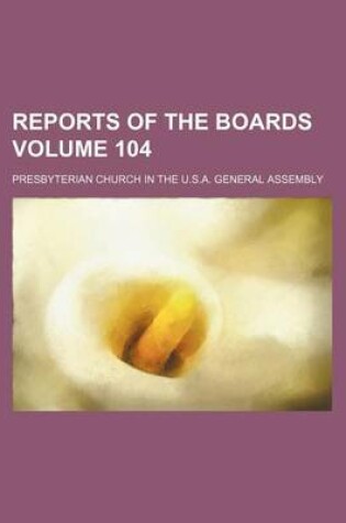 Cover of Reports of the Boards Volume 104