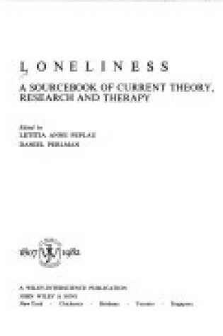 Cover of Loneliness