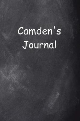 Book cover for Camden Personalized Name Journal Custom Name Gift Idea Camden