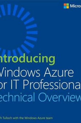 Cover of Introducing Windows Azure for IT Professionals