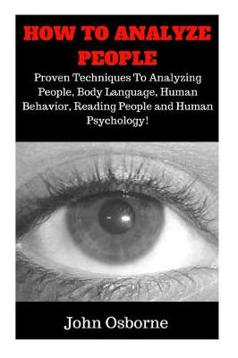 Book cover for How to Analyze People