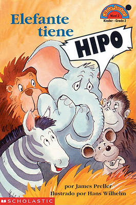 Book cover for El Elefante Tiene Hipo (Hiccups for Elephant)
