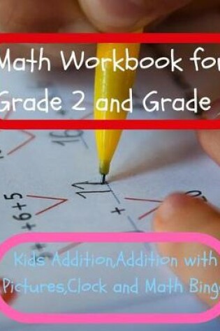 Cover of Math Workbook for Grade 2 and Grade 1