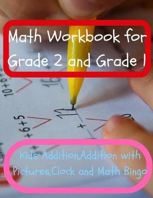 Book cover for Math Workbook for Grade 2 and Grade 1