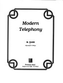 Book cover for Modern Telephony