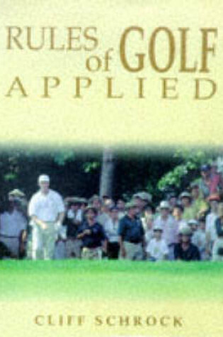 Cover of Rules of Golf Applied