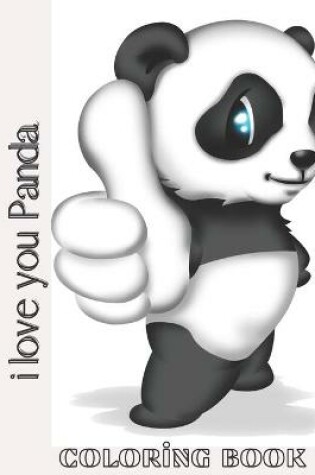 Cover of I love you panda coloring book