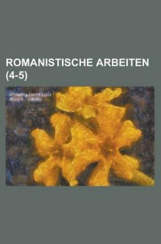 Cover of Romanistische Arbeiten (4-5)