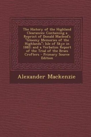 Cover of The History of the Highland Clearances