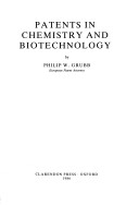 Book cover for Patents in Chemistry and Biotechnology
