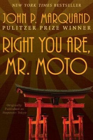Cover of Right You Are, Mr. Moto
