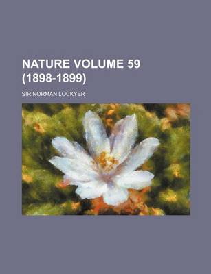 Book cover for Nature Volume 59 (1898-1899)