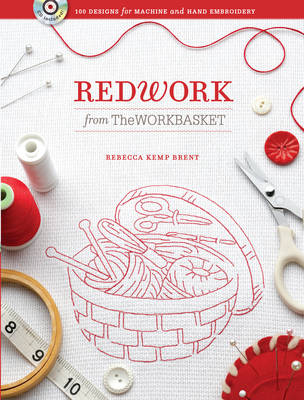 Book cover for Redwork from The Workbasket