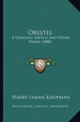 Cover of Orestes Orestes