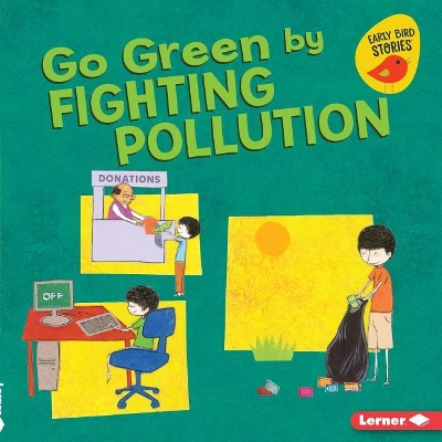 Book cover for Go Green by Fighting Pollution
