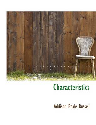 Book cover for Characteristics