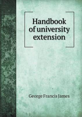 Book cover for Handbook of university extension