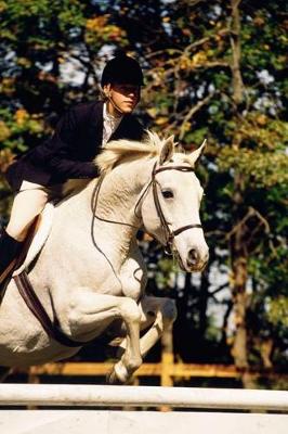 Book cover for Equine Journal White Hunter Taking Jump