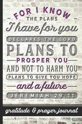 Book cover for For I Know The Plans I Have For You - Jeremiah 29