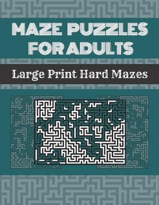 Book cover for Maze Puzzles For Adults