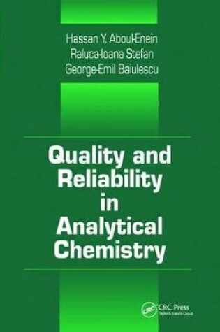 Cover of Quality and Reliability in Analytical Chemistry