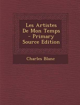 Book cover for Les Artistes de Mon Temps