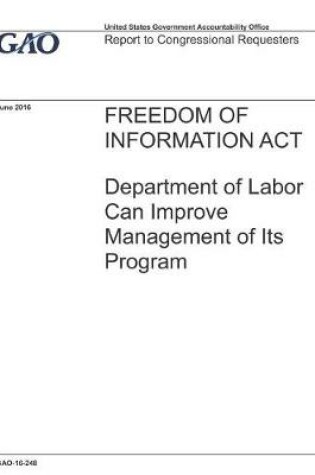 Cover of Freedom of Information ACT