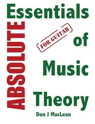 Book cover for Absolute Essentials of Music Theory for Guitar