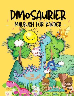 Book cover for Dinosaurier-Malbuch für Kinder