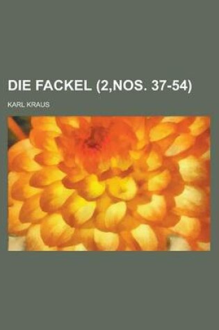 Cover of Die Fackel (2, Nos. 37-54)