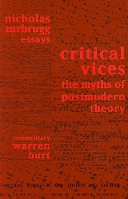 Cover of Critical Vices