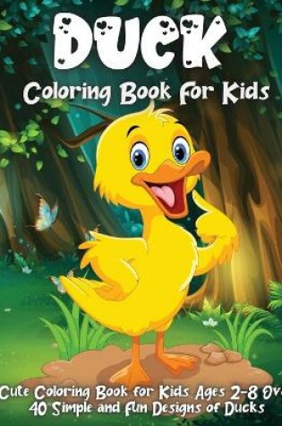 Cover of Duck Coloring Book For Kids