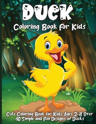 Book cover for Duck Coloring Book For Kids
