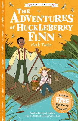Book cover for The Adventures of Huckleberry Finn (Easy Classics)