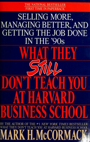 Book cover for What They Still Don't Teach You at Harvard Business School