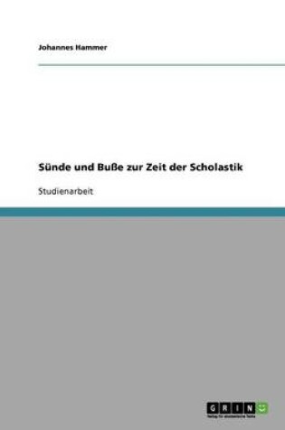 Cover of Sunde und Busse zur Zeit der Scholastik