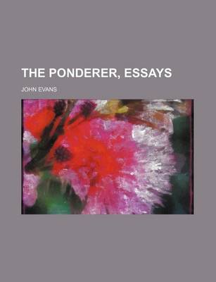 Book cover for The Ponderer, Essays