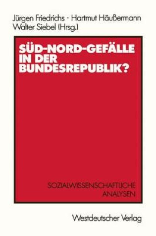 Cover of Süd-Nord-Gefälle in der Bundesrepublik?