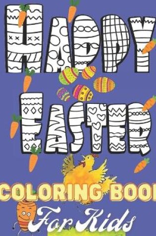 Cover of Happy Easter Coloring book for kids