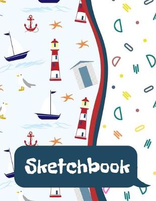 Book cover for Sketchbook for Kids - Large Blank Sketch Notepad for Practice Drawing, Paint, Write, Doodle, Notes - Cute Cover for Kids 8.5 x 11 - 100 pages Book 23