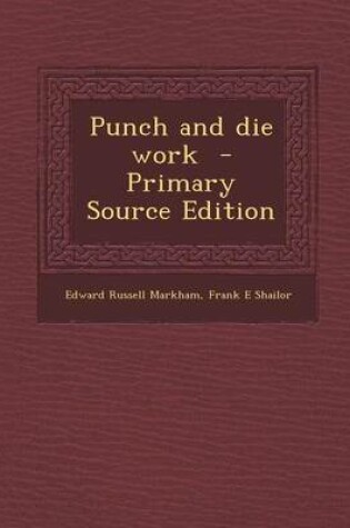 Cover of Punch and Die Work