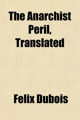 Book cover for The Anarchist Peril, Translated