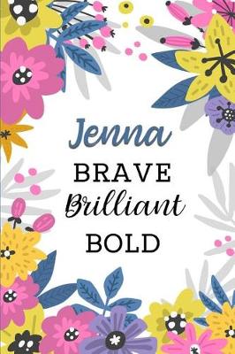 Book cover for Jenna Brave Brilliant Bold